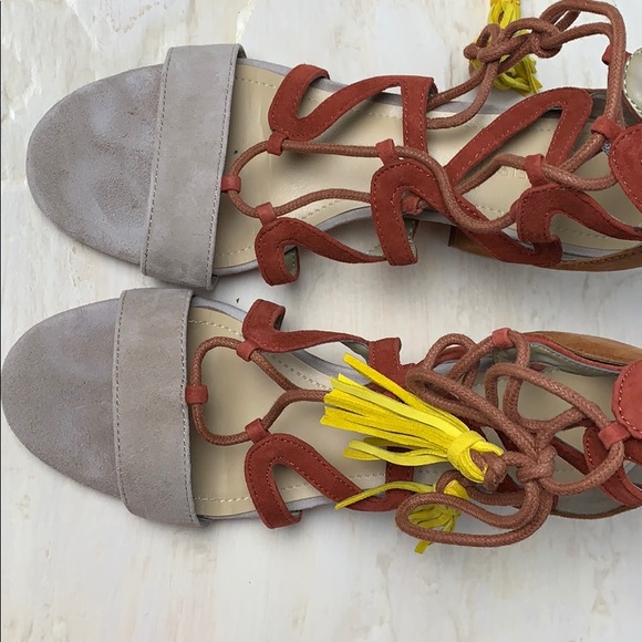 Marc Fisher suede tassel sandals - Picture 7 of 7